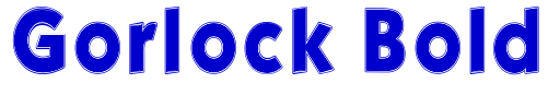 Gorlock Bold フォント